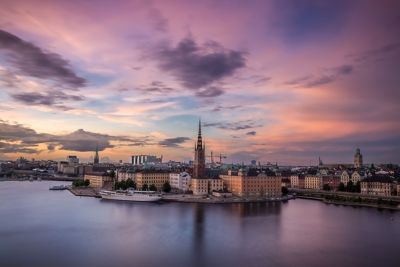 Sweden's city buildings.