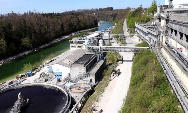 Water recycling facility.