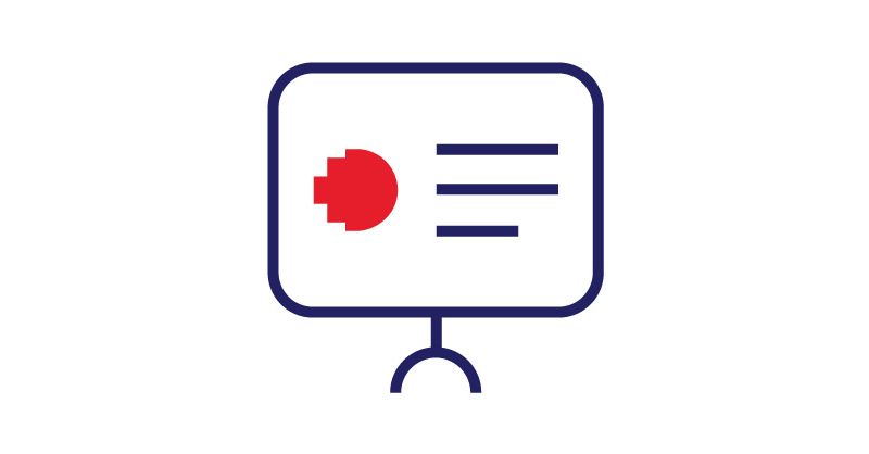 board with logo