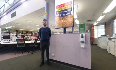 Brunswick Library entrance