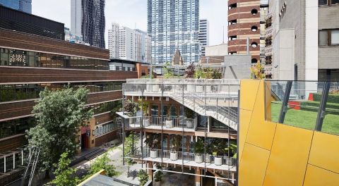 Buildings at the RMIT City Campus.