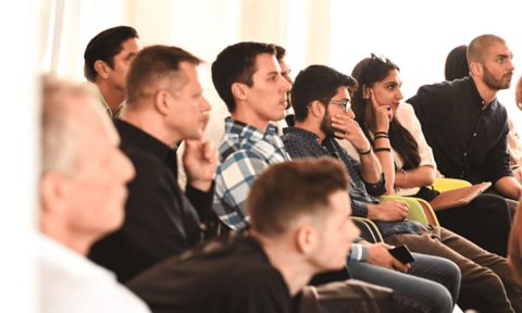 students in class