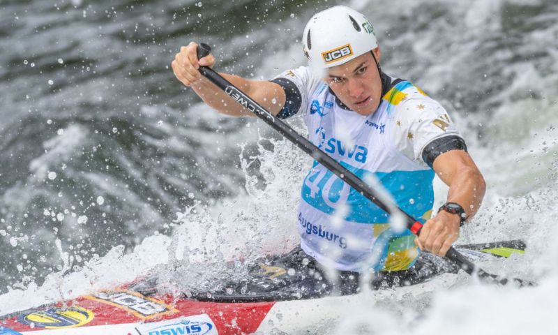 Person kayaking