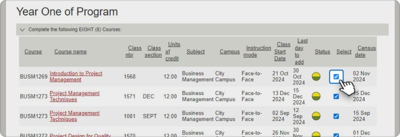HE add classes checklist 1