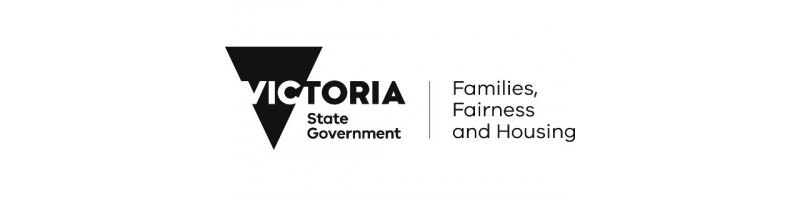 Victoria State Government Families, Fairness and Housing logo
