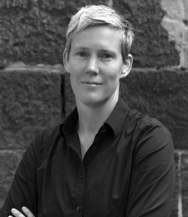 Black and white photo of Marieluise Jonas