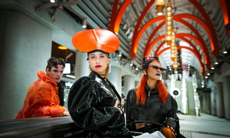 RMIT Diploma of Fashion Styling students have collaborated with the Metro Tunnel Project.