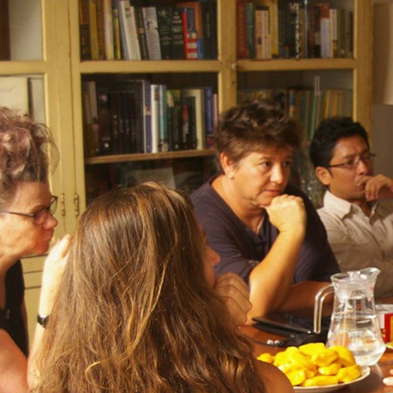 Melissa Lucashenko with fellow WrICE writers, Penang 2013