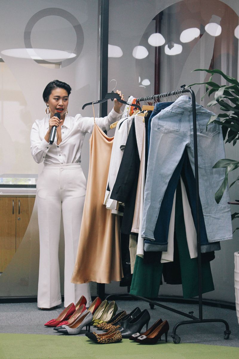 A freelance fashion consultant, Thu is optimistic about the future of Vietnam fashion industry.