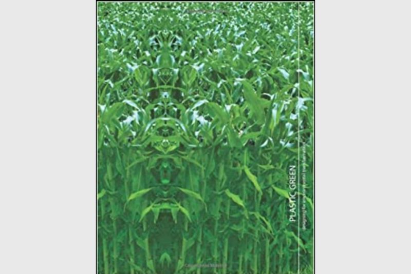 Plastic green book cover