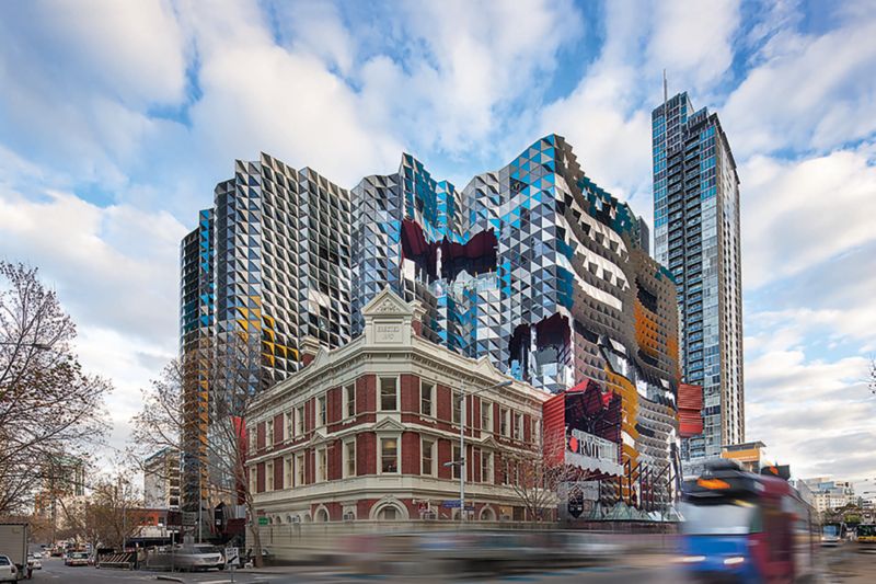 RMIT Melbourne. Showing the outside buildings texture.