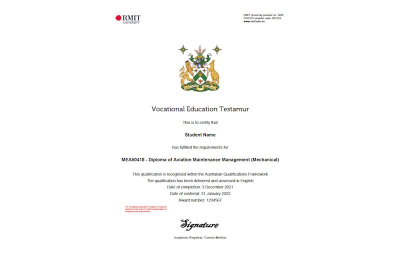 Types of academic statements and how to get them RMIT University