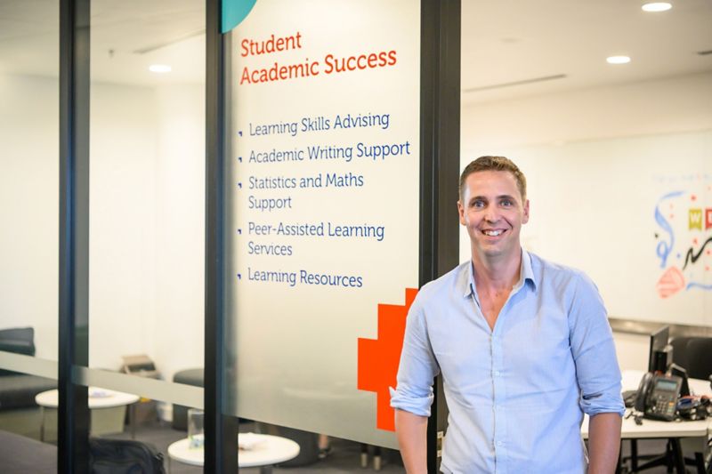 Photo of student academic success area.