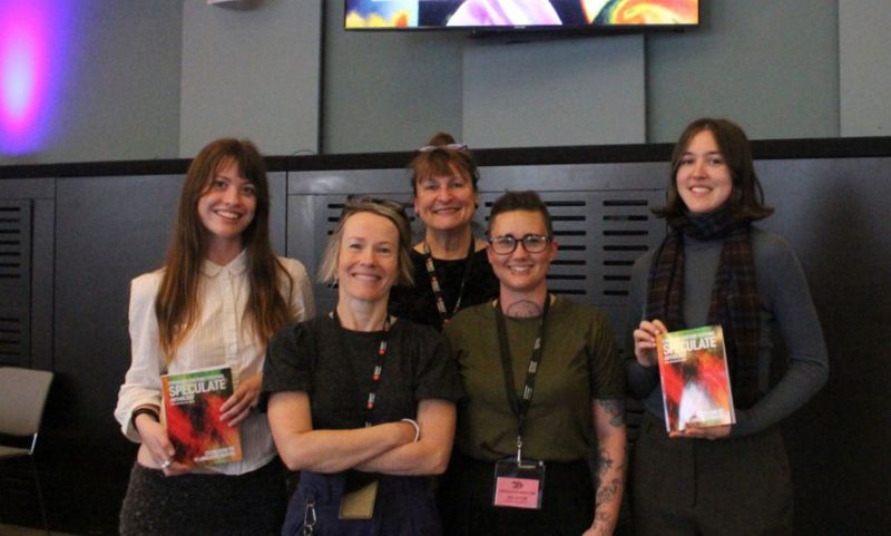 A group photo at the Emerging Writers' Festival