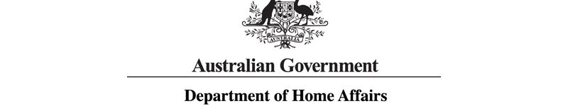 australian government department of home affairs logo