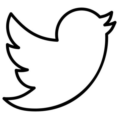 Twitter logo, icon.