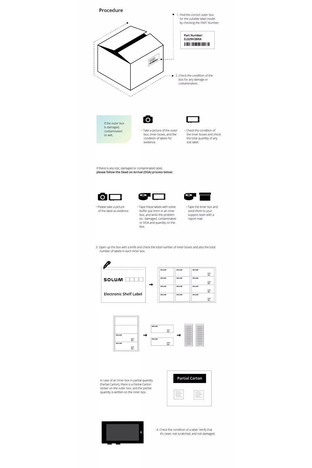 Unboxing and Newton Label Preparation