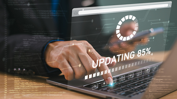 picture of fast update speed.