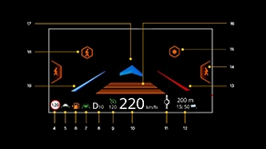AR HUD with 19 intelligent