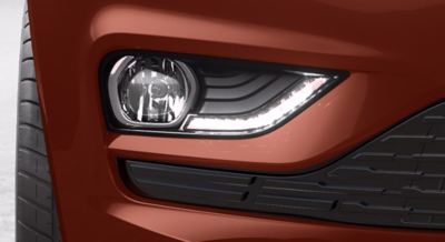 Front Fog Lamps with Chrome Rings