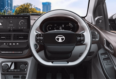 Smart Illuminated Leather Wrapped Steering Wheel