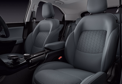 Grand Floor Console with Leatherette Armrest