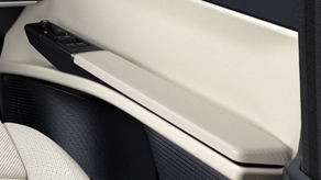 Floating door handrest