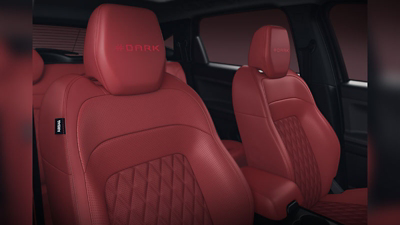 BENECKE KALIKO CARNELIAN RED LEATHER* SEATS WITH #DARK MASCOT ON HEADRESTS