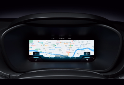 Navigation Display on Instrument Cluster