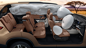 6 AirBags (Driver, Co-Driver, Side Airbags and Curtain Airbags)