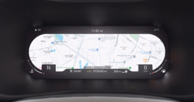 Ultra view 26.03 cm (10.25") Digital Cockpit with Navigation Display