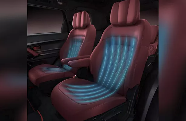 VENTILATED SEATS IN FIRST & SECOND ROW