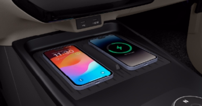 Dual smartphone deck with wireless charger