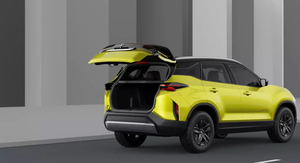 Tata Harrier Powered Tailgate with Gesture Opening