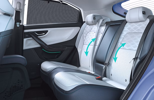 2 stage rear seat recline