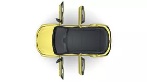 90 Degree door opening