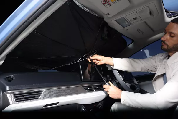 Sun Shade Umbrella Front Windscreen Curvv.ev
