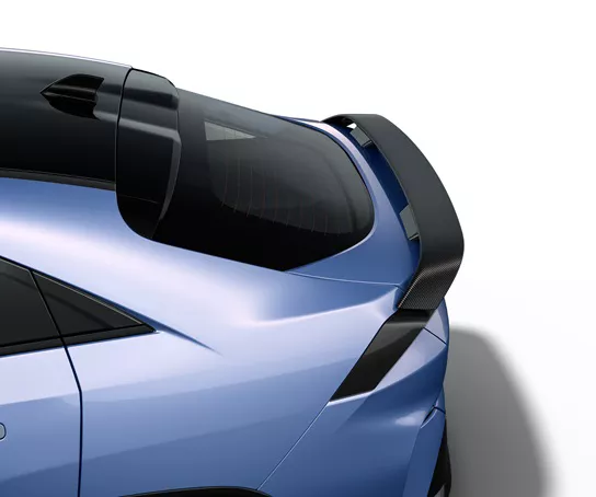 Spoiler Piano Black Carbon Fiber Currv.ev