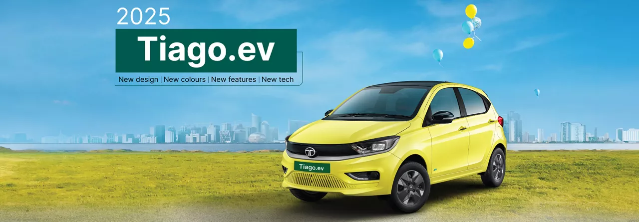 Tata Tiago.ev Chill Lime Colour
