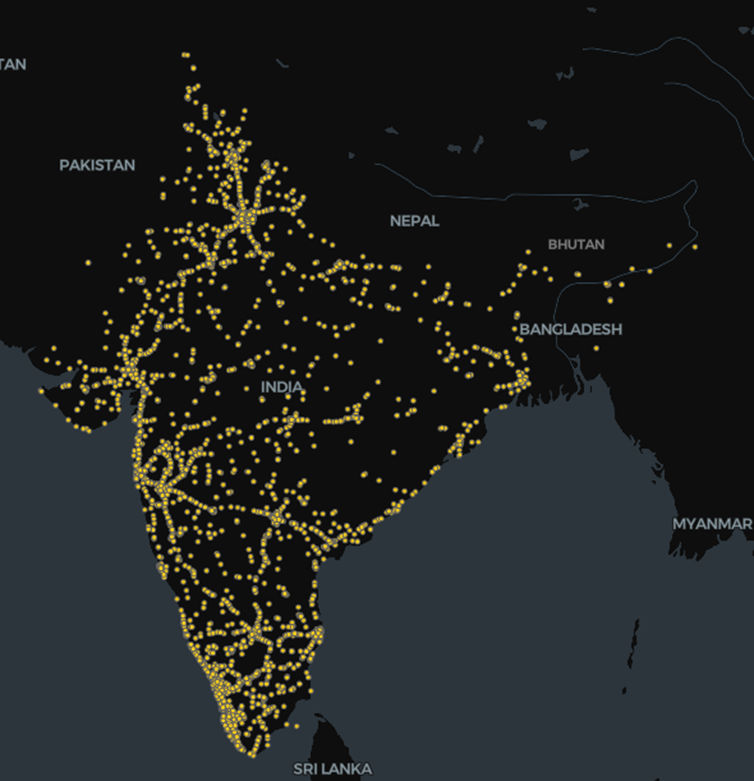 Ever growing charging network in India