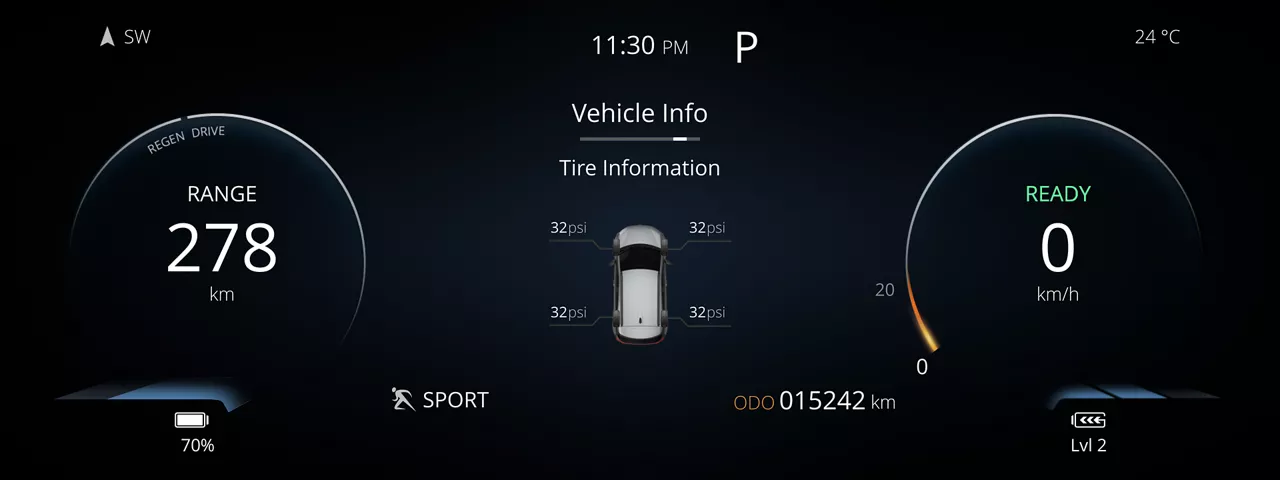 Tyre Pressure Monitoring System (TPMS)