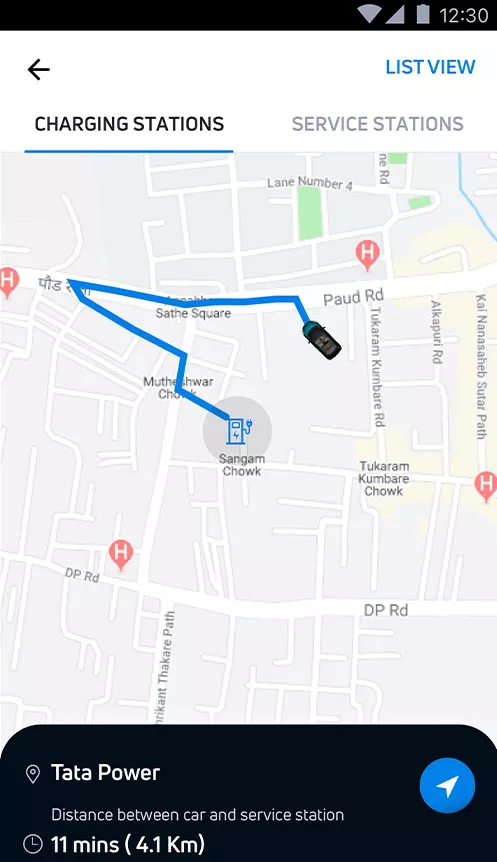 Dynamic Charging Station Locator