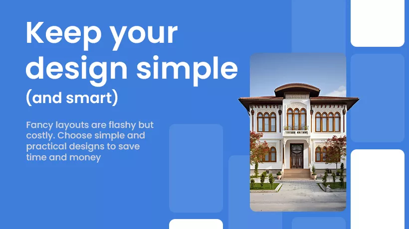 2. Keep your design simple (and smart) - Landscape View