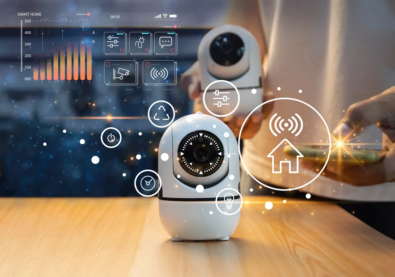 IP wifi wireless security camera supports Internet installation technology, security systems, smart home applications