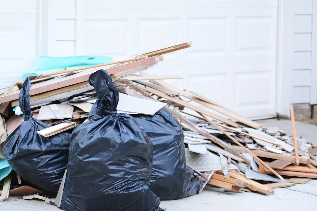 Construction Debris Pile 