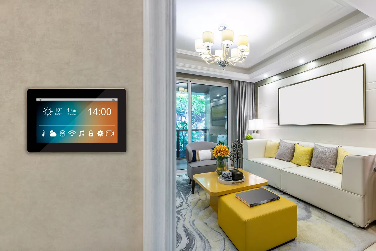 smart home with screen