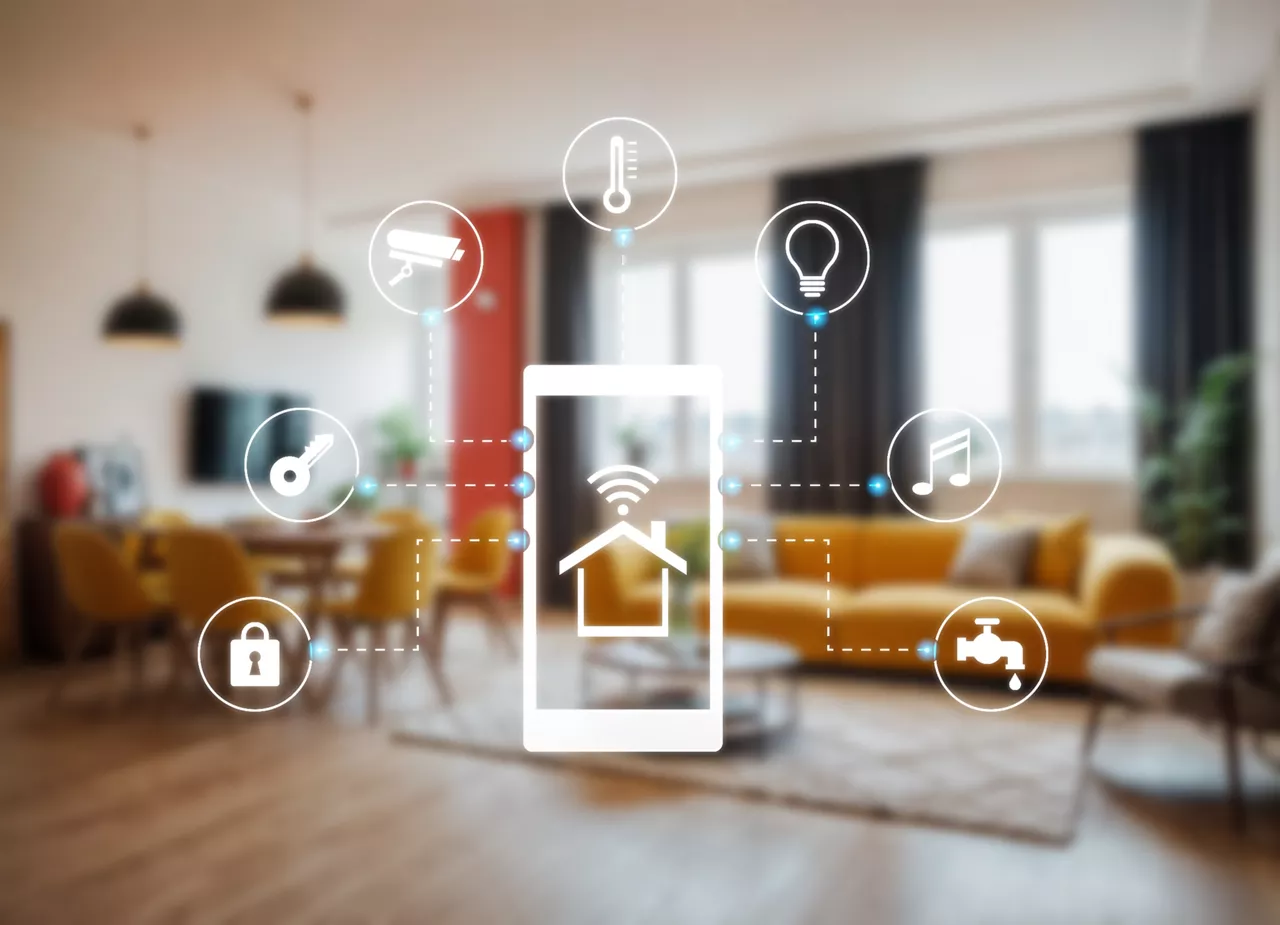 Smart house concept. Home automation.