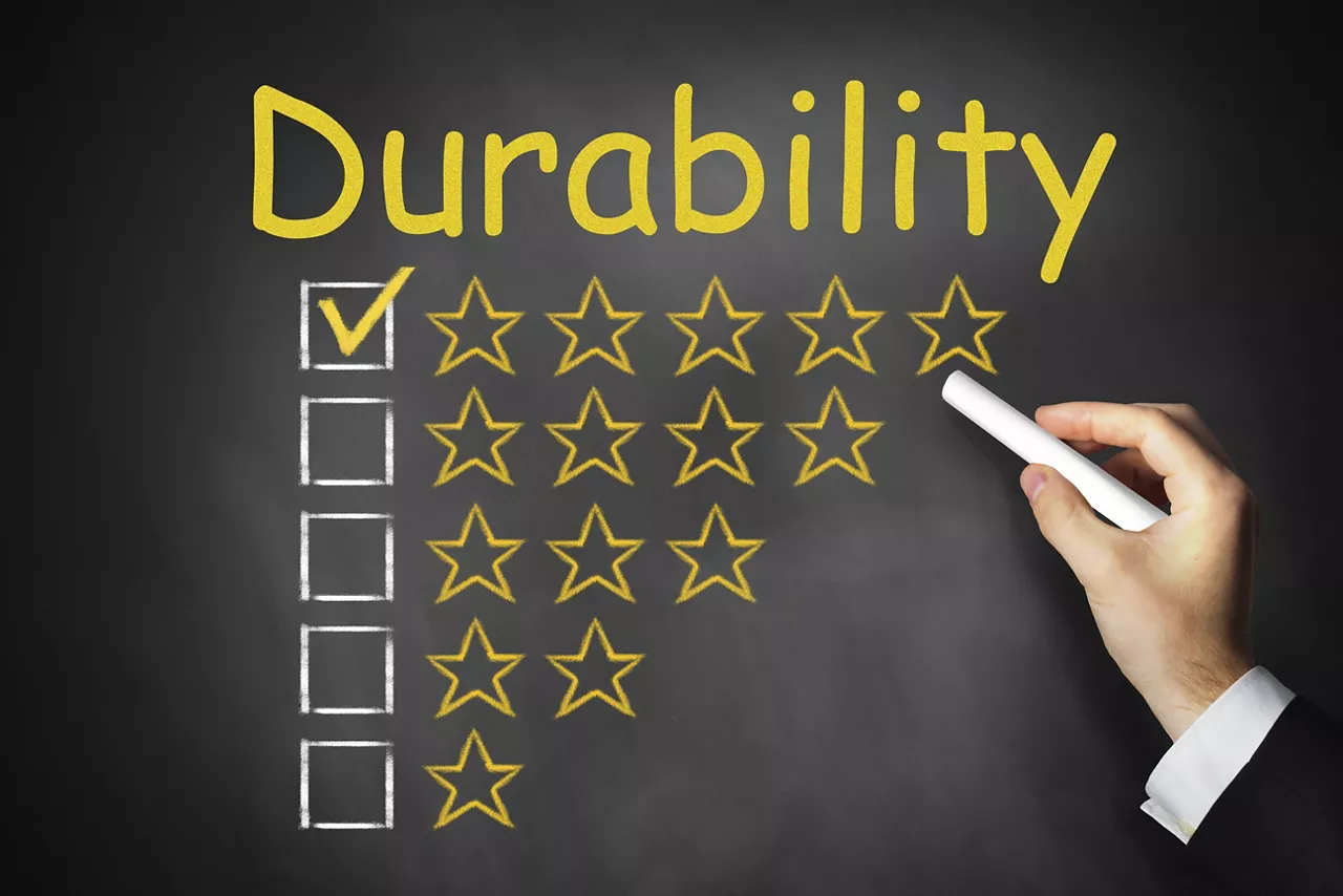 hand writing durability on black chalkboard