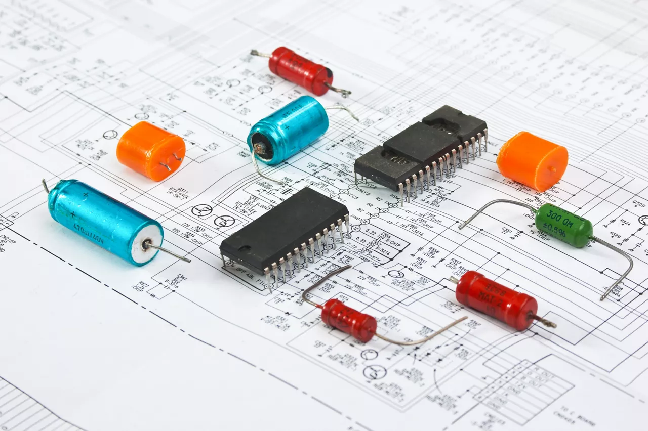 silicon chip on the wiring diagram