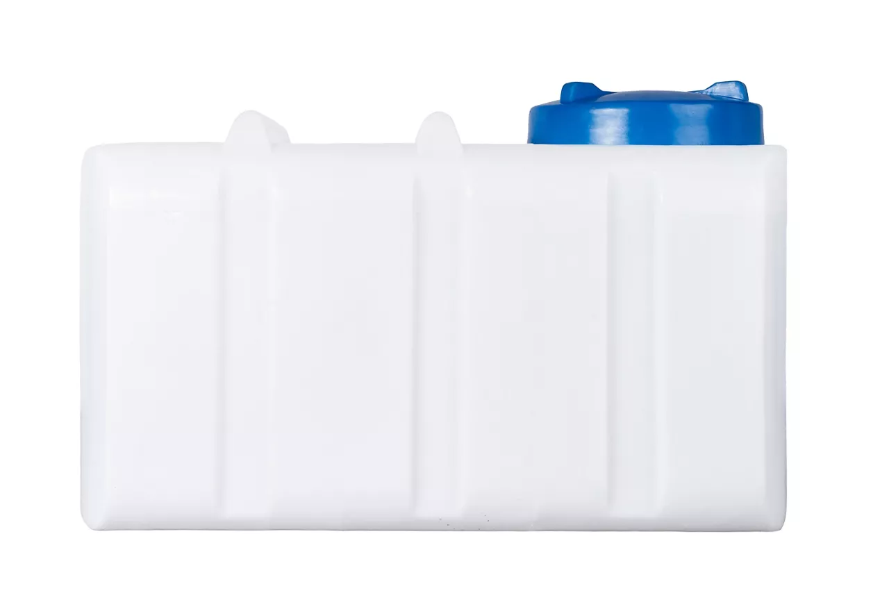 White plastic Water Tank isolated on white background